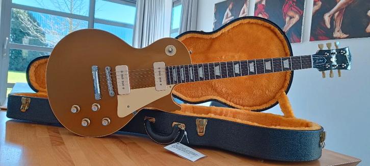 gibson les paul custom shop gold top p90 reissue 68, Musique & Instruments, Instruments à corde | Guitares | Électriques, Neuf