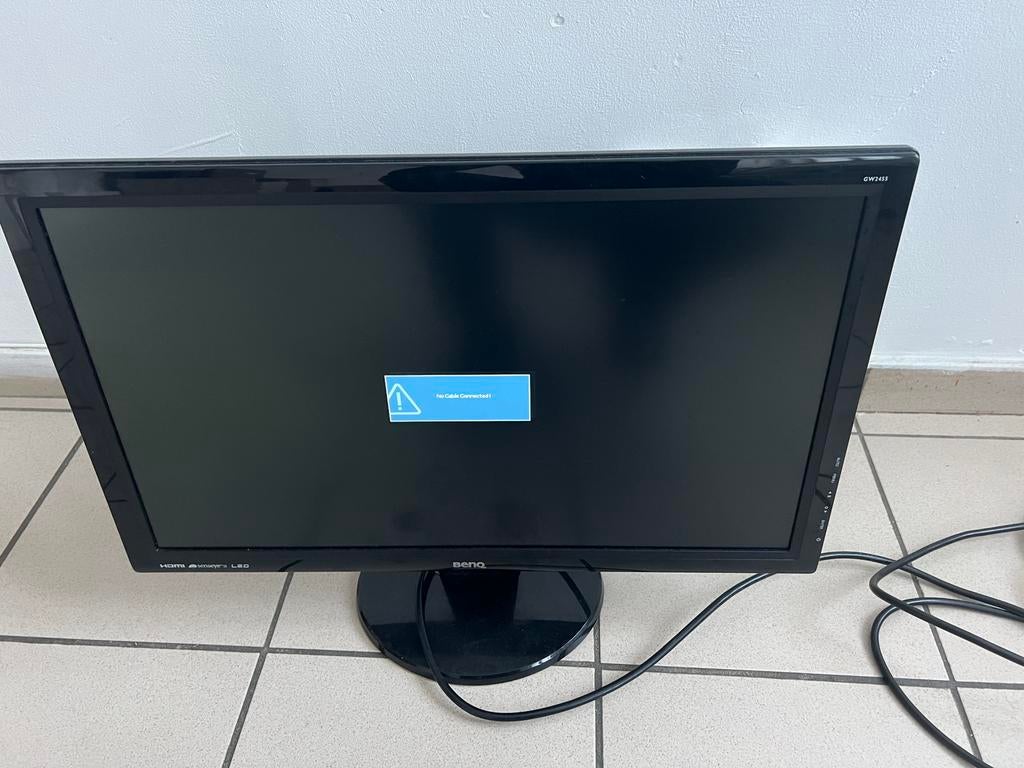 Écran PC 24" BenQ GW2455 - Full HD LED - Très bon état, Computers en Software, Monitoren, HD, Ophalen of Verzenden, Zo goed als nieuw