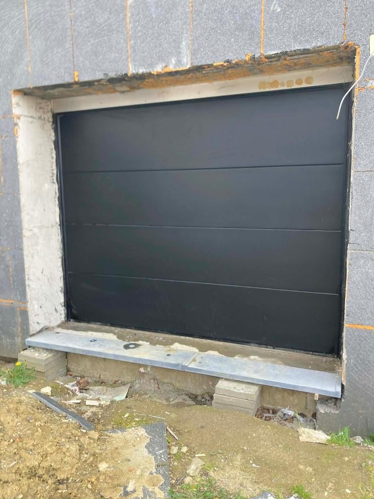 Sectionaal poort - zwart - Marantec motor 2,66m x 2,23 m, Ophalen, Gebruikt, Overige typen, 120 cm of meer