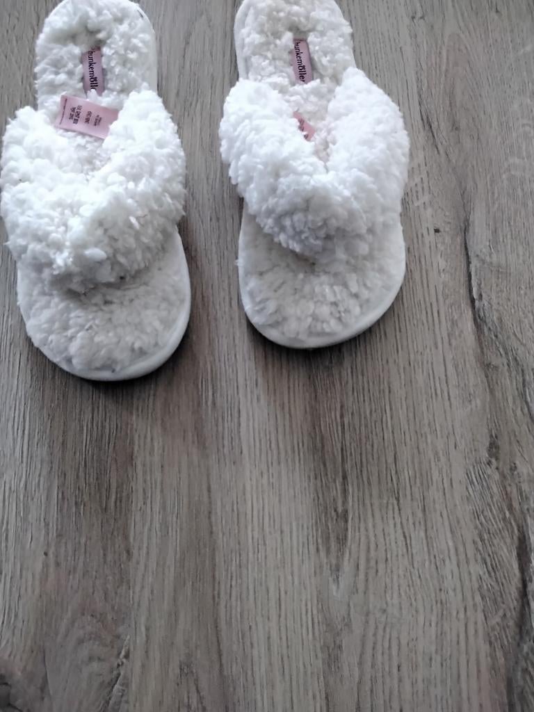 Dames teenslippers HUNKEMOLLER, Ophalen of Verzenden, Wit