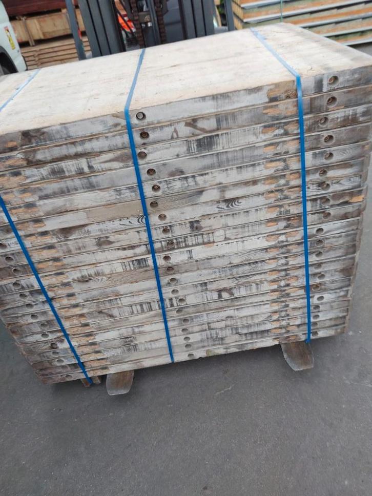 GRENEN STEENSCHOTTEN - Bezorgd of Afhalen, Bricolage & Construction, Bois & Planches, Comme neuf, Autres types, Pin, Moins de 200 cm