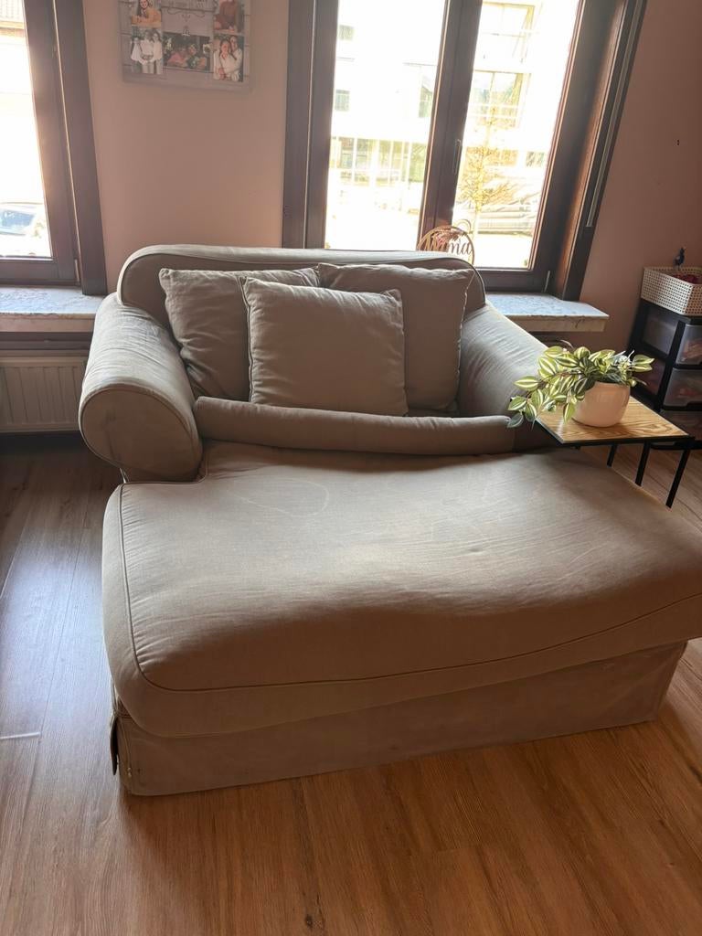 Love seat zetel, Maison & Meubles, Canapés | Sofas & Chaises Longues, Enlèvement, Utilisé, Deux personnes