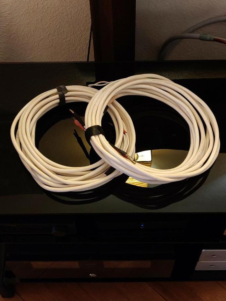 Chord Company Odyssey 2 - 2x8 mètres avec fiches bananes, Audio, Tv en Foto, Audiokabels en Televisiekabels, Gebruikt, Ophalen