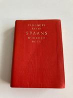 Van Goor's klein Spaans woordenboek - 1971, Boeken, Woordenboeken, Spaans, Overige uitgevers, Zo goed als nieuw, Van Goor
