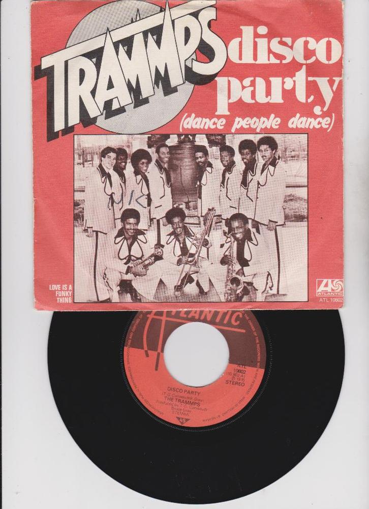 The Trammps – Disco Party (Dance People Dance)   1976, CD & DVD, Vinyles Singles, Utilisé, Single, R&B et Soul, 7 pouces, Enlèvement ou Envoi