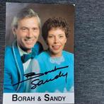 Fotokaart duo Borah en Sandy, Verzamelen, Muziek, Artiesten en Beroemdheden, Ophalen of Verzenden