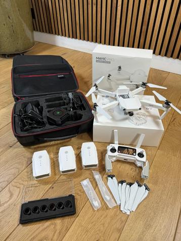  DJI Mavic Pro AlpineWhite + 3 batterijen + ND-filters beschikbaar voor biedingen