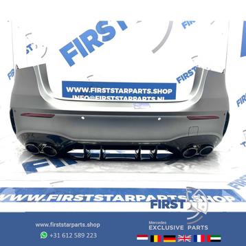 W177 A45 ACHTERBUMPER A KLASSE 2023 A45S AMG ZWART GRIJS WIT beschikbaar voor biedingen