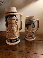 2 grote Duitse mokken bier van 1L en 1,5L, Ophalen of Verzenden