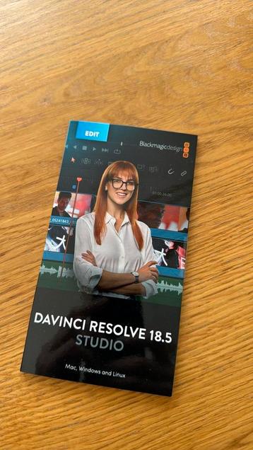 Davinci Resolve studio 18.5, Informatique & Logiciels, Logiciel d'Édition, Enlèvement ou Envoi, Neuf
