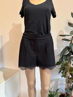 Prachtige zwarte short met kant Edc Esprit (maat S/M) nieuw, Kleding | Dames, Broeken en Pantalons, Maat 38/40 (M), Kort, Zwart