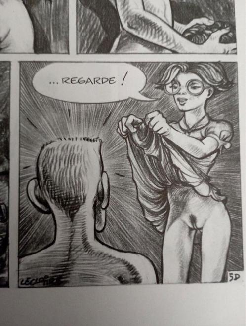 645) Contes pervers ( Gerard Leclaire ) franstalig, Boeken, Stripverhalen, Gelezen, Eén stripboek, Ophalen of Verzenden