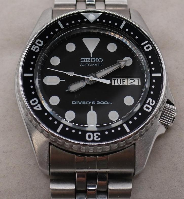 Seiko SKX013, Handtassen en Accessoires, Overige Accessoires, Zo goed als nieuw, Ophalen of Verzenden