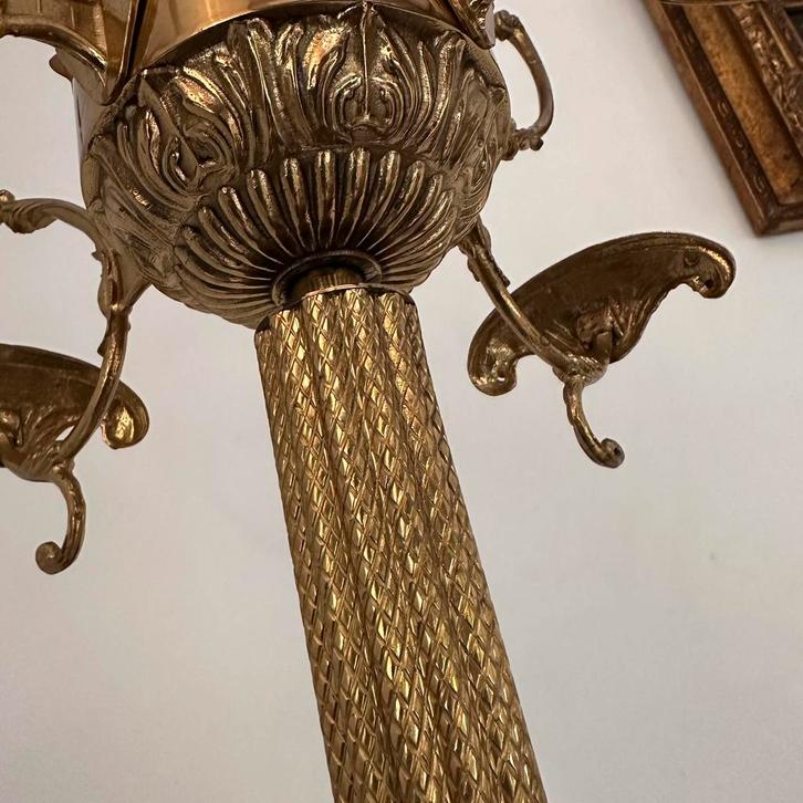 Vintage messing kapstok in Louis XVI-stijl – statig en zwaar, Huis en Inrichting, Woonaccessoires | Kapstokken, Staande kapstok