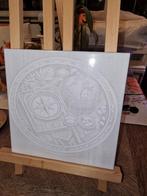 Carrelage 20cm sur 20cm gravé pour déco ou autre., Ophalen of Verzenden, Zo goed als nieuw