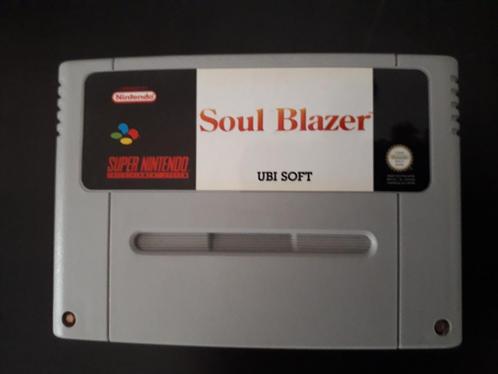 SNES games (losse cartridges) o.a. Soul Blazer, Axelay, ..., Games en Spelcomputers, Games | Nintendo Super NES, Gebruikt, Ophalen of Verzenden