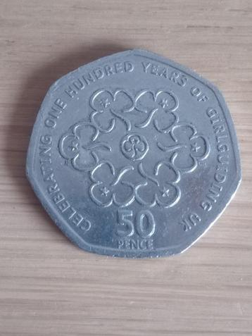 GROOT BRITTANIË 50 Pence 2010 - Girlguiding beschikbaar voor biedingen