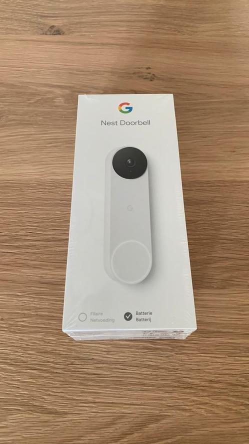 Google nest doorbell batterij (nieuw), Huis en Inrichting, Deurbellen, Nieuw, Draadloos, Bewegingsdetectiesensor, Compatibel met smartphone
