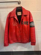 Vintage Chevignon motorjas met Harley Davidson tag, Ophalen, Gedragen