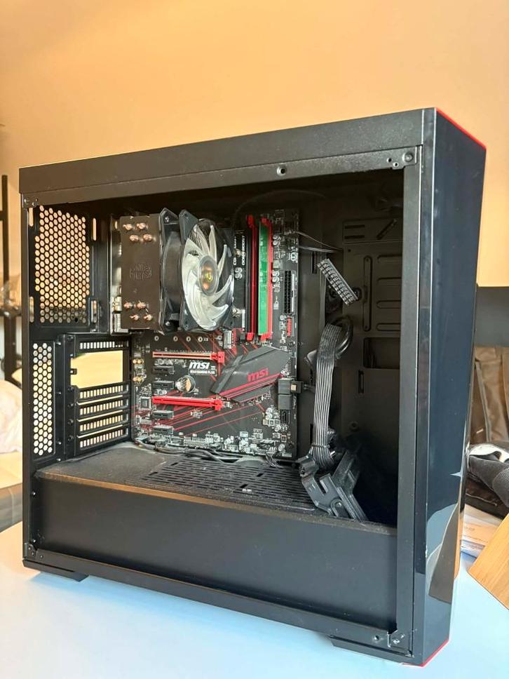 Cooler Master MasterBox Lite 5 PC-case met i7 en onderdelen, Computers en Software, Desktop Pc's, Zo goed als nieuw, 3 tot 4 Ghz