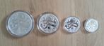 PM Lunar 3 Dragon/Draak 1/2oz + 1oz + 2oz + 5 oz zilver 2024, Verzenden, Setje, Zilver