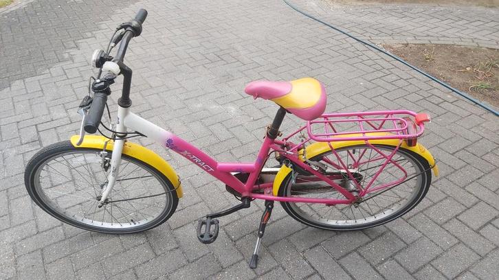 Meisjesfiets 24 inch 3 versnellingen, Fietsen en Brommers, Fietsen | Meisjes, 24 inch, Versnellingen, Ophalen