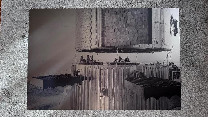 SPACEX STARSHIP STACK METALEN KUNSTDRUK, Antiek en Kunst, Kunst | Overige Kunst, Ophalen