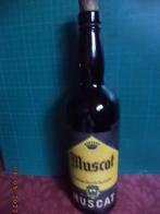 Aalst: Antieke fles MUSCAT - Distillerie De Smedt Alost 1942, Verzamelen, Merken en Reclamevoorwerpen, Ophalen of Verzenden, Gebruikt