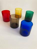 Jolis verres colorés Boussu, années 60, Ophalen of Verzenden, Gebruikt, Borrel- of Shotglas
