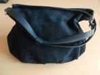 blauwe lederen handtas, Handtassen en Accessoires, Tassen | Damestassen, Ophalen of Verzenden, Blauw, Handtas