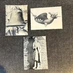 gent  postkaart ,  prentkaart 3x , oud, Ophalen of Verzenden, 1940 tot 1960, Gelopen, Oost-Vlaanderen