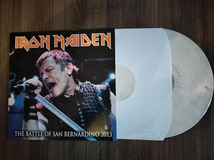 IRON MAIDEN - THE BATTLE OF SAN BERNARDINO 2013 - color viny, Cd's en Dvd's, Vinyl | Hardrock en Metal, Ophalen of Verzenden