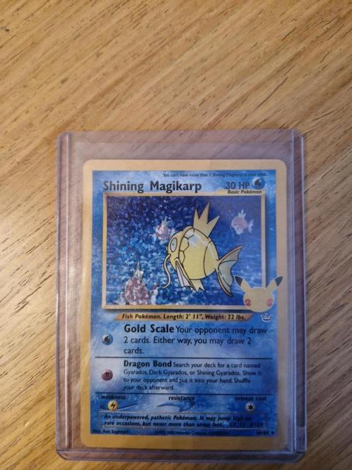 Shining magikarp, Hobby en Vrije tijd, Verzamelkaartspellen | Pokémon, Nieuw, Losse kaart, Verzenden