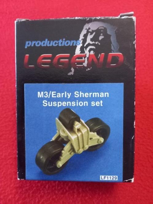 LEGEND PRODUCTIONS LF1129 : M3/Early Sherman Suspension (1), Hobby en Vrije tijd, Modelbouw | Auto's en Voertuigen, Zo goed als nieuw