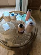 Haakgaren, beige, goudkleurig en roze., Hobby en Vrije tijd, Breien en Haken, Ophalen of Verzenden