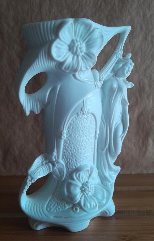 Jugendstil biscuit vaasje Gerold Porzellan, Antiek en Kunst, Antiek | Porselein, Ophalen of Verzenden