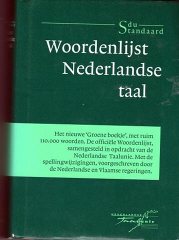 woordenlijst nederlandse taal beschikbaar voor biedingen