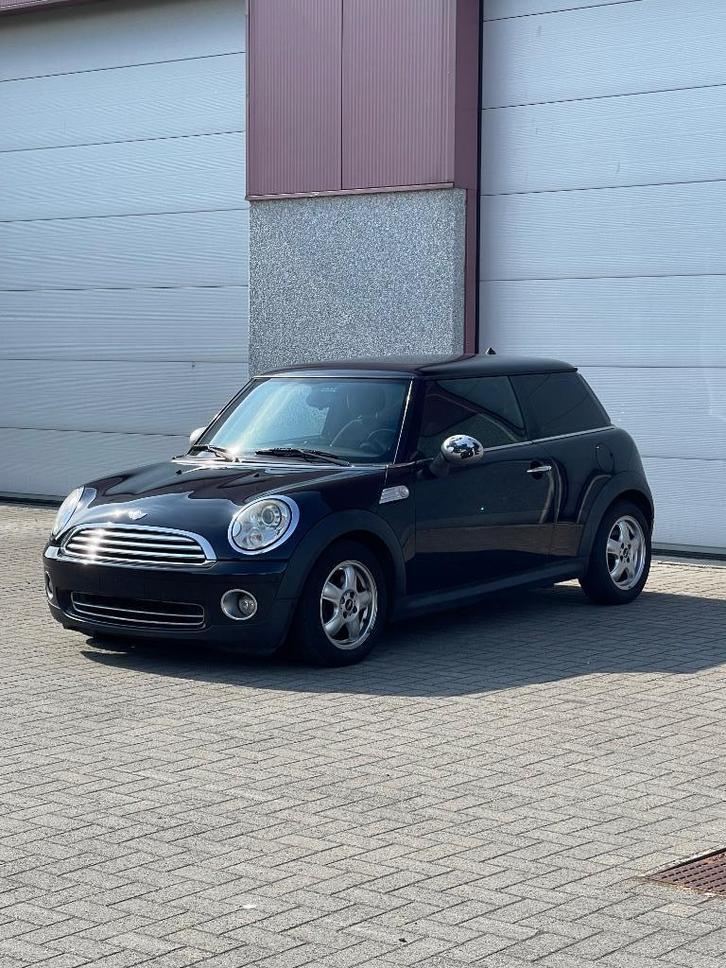 Mini one - automaat, Auto's, Mini, Particulier, Te koop, One, Benzine, Euro 4, Stadsauto, 3 deurs, Automaat, Zwart, Beige, Leder en Stof