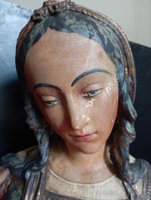 639) Buste ( Maria Van Brabant? ), Antiek en Kunst, Kunst | Beelden en Houtsnijwerken, Ophalen