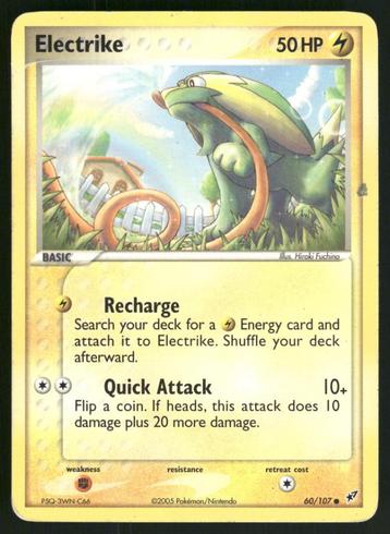 Electrike 60/107 - Deoxys (EX) beschikbaar voor biedingen