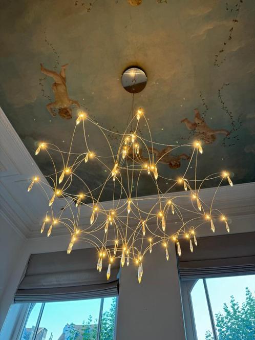 Quasar Mira kroonluchter diameter 100cm, Huis en Inrichting, Lampen | Kroonluchters, Zo goed als nieuw, Metaal, Overige materialen