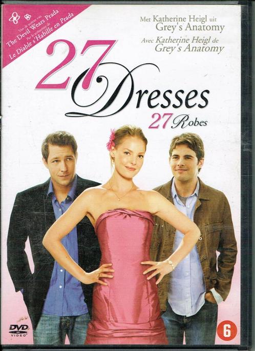 27 Dresses (2008) Katherine Heigl - James Marsden, Cd's en Dvd's, Dvd's | Komedie, Gebruikt, Romantische komedie, Alle leeftijden