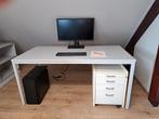 Bureautafel (2 stuks) met ladekast 160x80, Ophalen