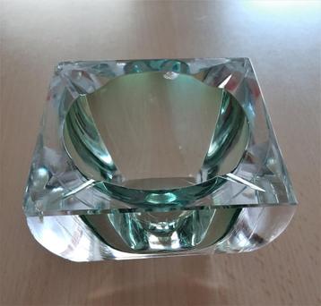 Te koop: Prachtige vintage glazen asbak. beschikbaar voor biedingen