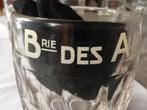 Grosse chope en verre brasserie des Alliés, Collections, Marques de bière