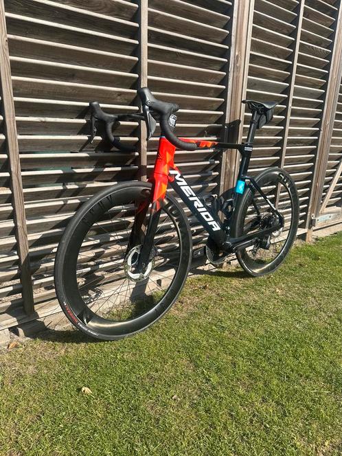 Merida Reacto CF IV Team RedBlack Maat L 2024, Fietsen en Brommers, Fietsen | Racefietsen, Zo goed als nieuw, Carbon, Ophalen