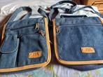 Jeans schoudertasje/ handtasje, Ophalen of Verzenden, Nieuw, Blauw, Schoudertasje