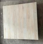 Salontafel Vlaamse eik – 110 x 110 cm – Cottage stijl, Huis en Inrichting, Ophalen, Zo goed als nieuw, Vierkant