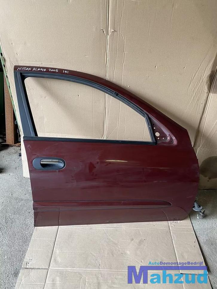 NISSAN ALMERA ROOD AX5G Rechts Voor deur portier, Auto-onderdelen, Carrosserie, Deur, Nissan, Voor, Rechts, Gebruikt