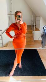 Kleed wikkeljurk oranje/koper/rood/roest kleurig, Vêtements | Femmes, Homewear, Comme neuf, Taille 38/40 (M), Autres couleurs